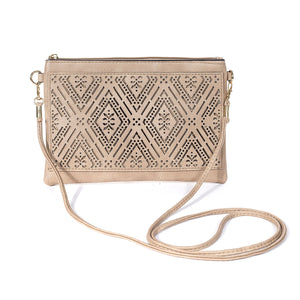 #Diamond Mandala Cut Out Bag With Strap