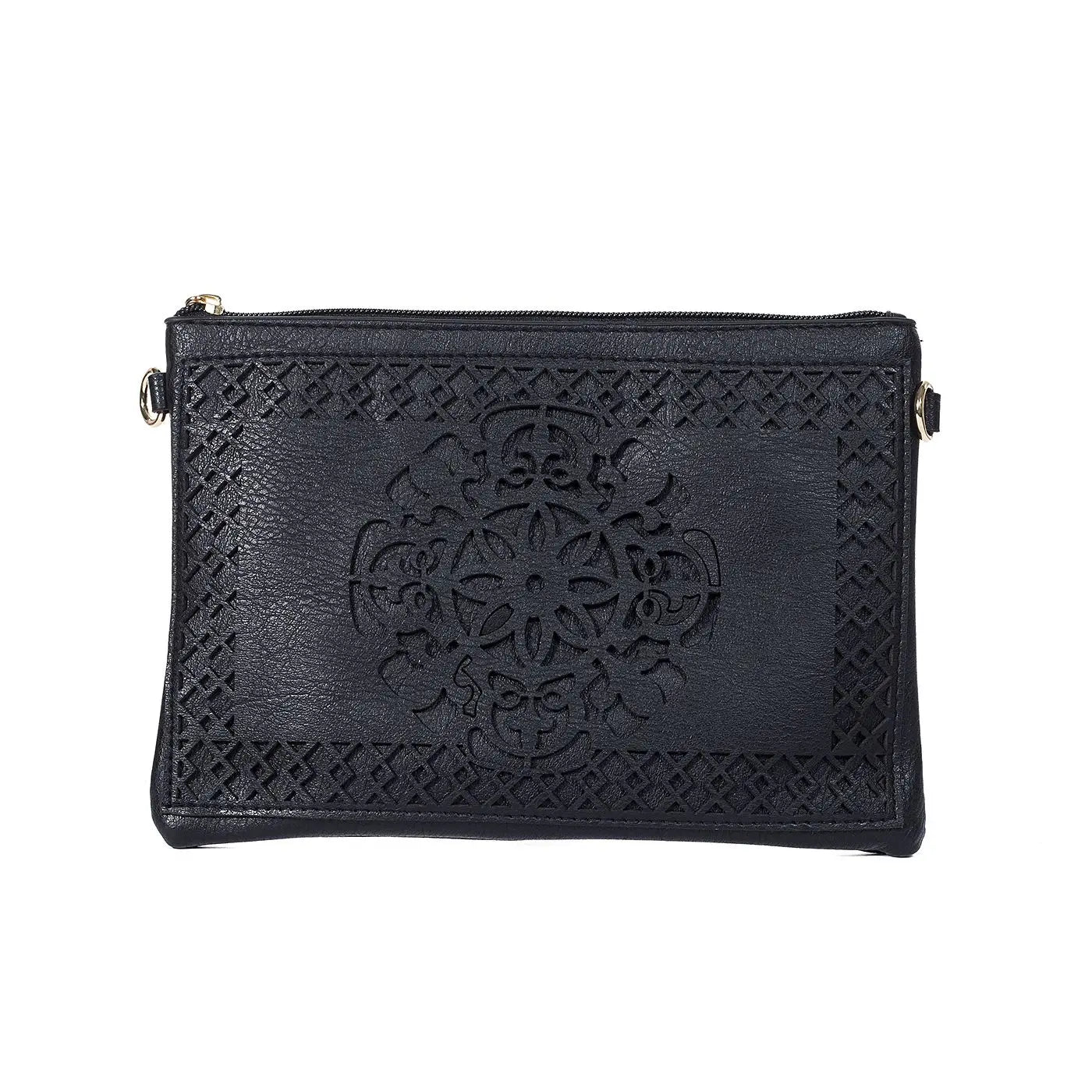 #Mandala Daisy Cut Out Bag With Strap