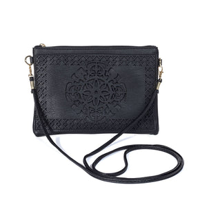 #Mandala Daisy Cut Out Bag With Strap