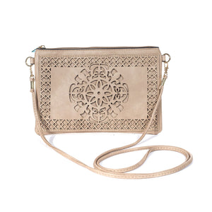 #Mandala Daisy Cut Out Bag With Strap