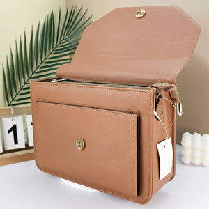 #Gold Heart Detail Crossbody Bag