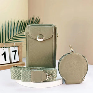 #Phone Crossbody Bag With Attachable Coin Purse & Strap