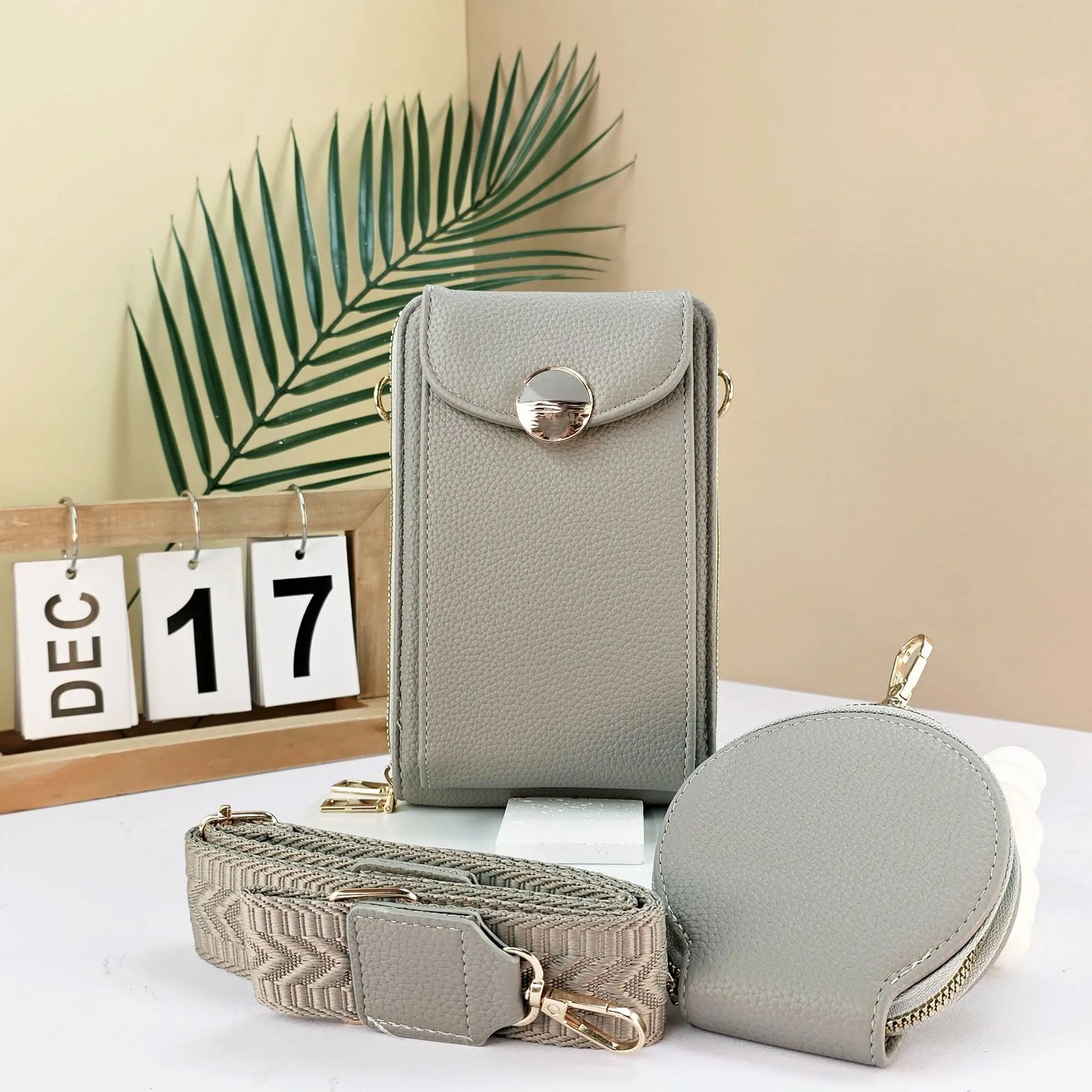 #Phone Crossbody Bag With Attachable Coin Purse & Strap