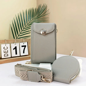 #Phone Crossbody Bag With Attachable Coin Purse & Strap
