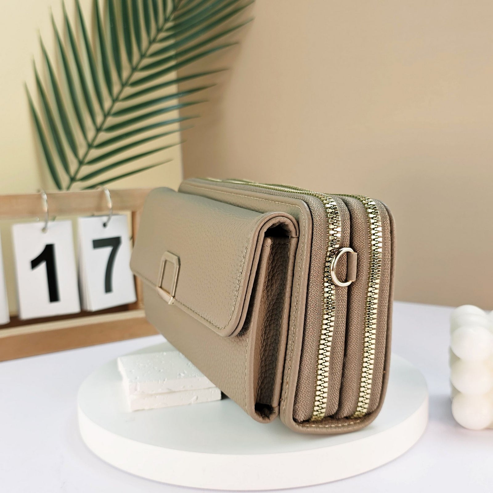#3 Compartment Crossbody Bag With Coin Purse