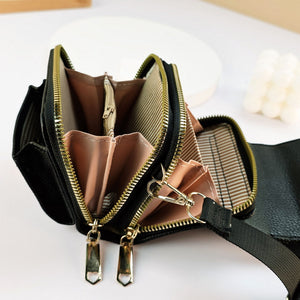 #Mini Crossbody Bag With Heart Clasp