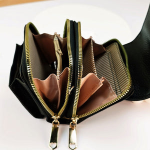 #Mini Crossbody Bag With Gold Detail