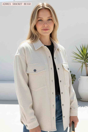 #Denim Shacket