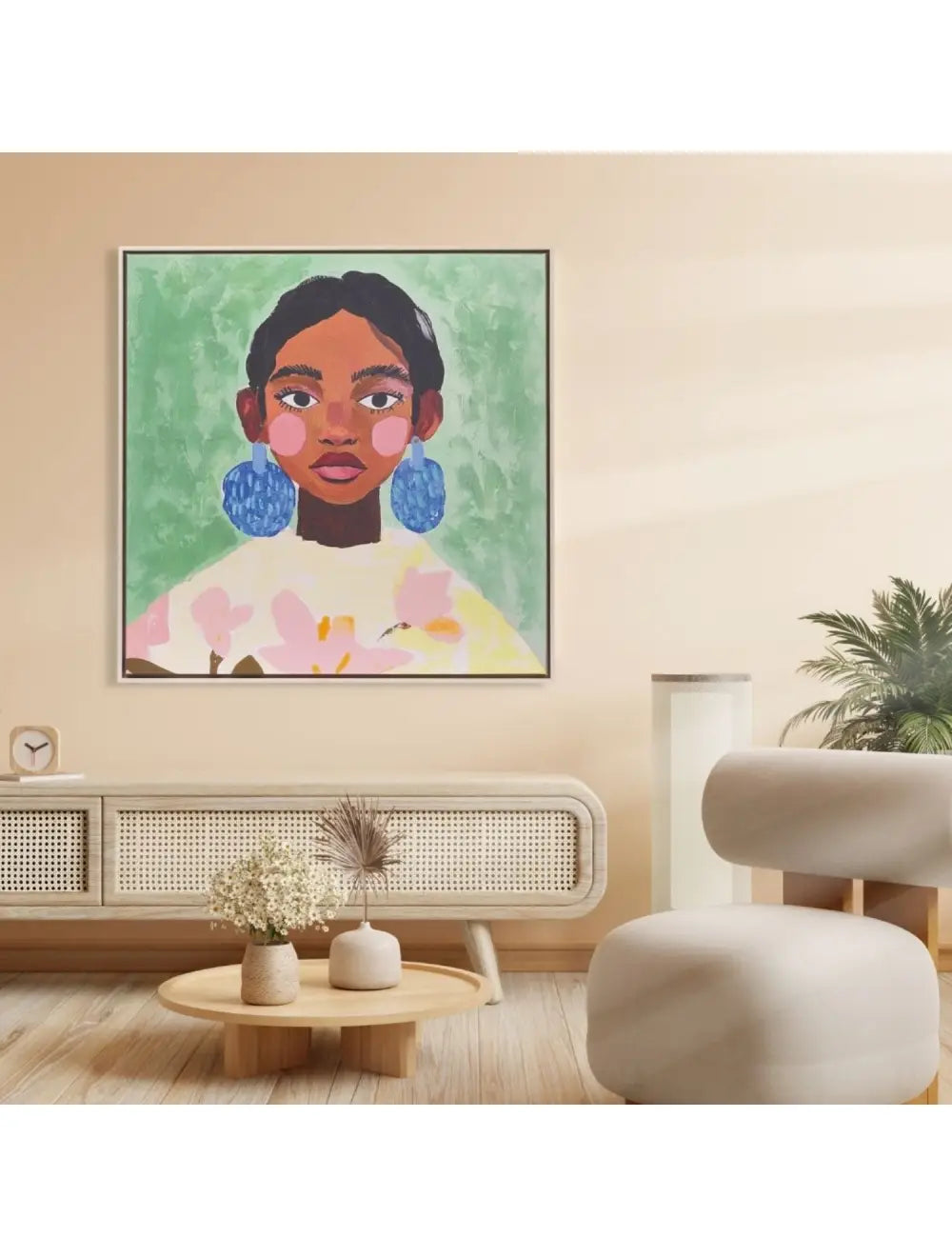 Billie Girl Framed Canvas 94x9