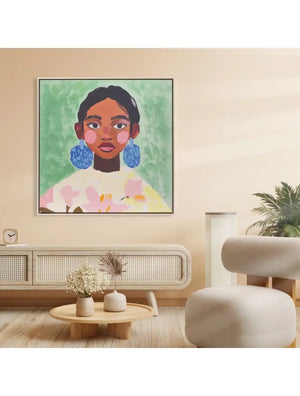 Billie Girl Framed Canvas 94x9