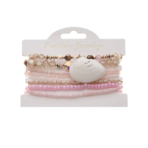 Elastic Bracelet Set - Pretty In Pink