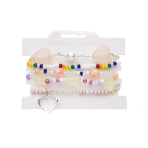 Elastic Bracelet Set - Pretty Pastels