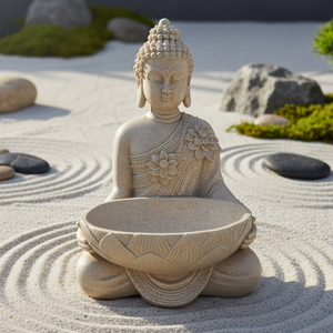Buddha With Floral Robe Bowl