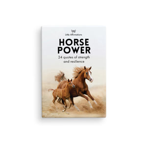 BOXED AFFIRMATION CARDS - HORSE POWER