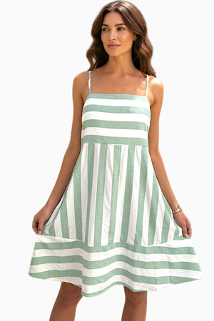 Candy Stripe Midi Dress