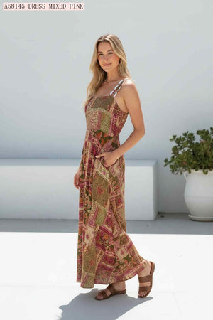 Penny Patchwork Maxi Dress