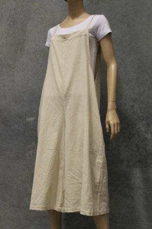 #Jumpsuit Wide Leg Linen