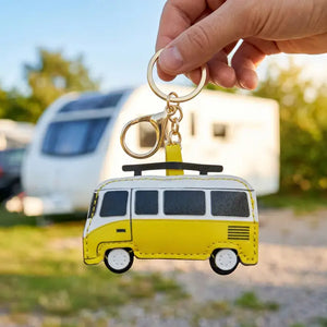 Puffy Caravan Keychain
