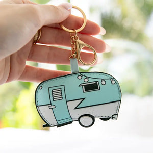 Puffy Caravan Keychain