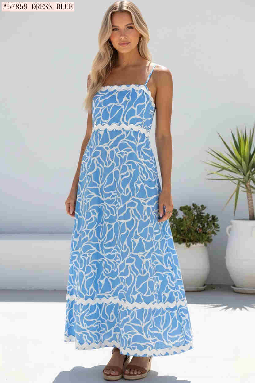 Sarah RicRac Maxi Dress