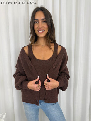 #Cosy fine Knit Cropped Singlet