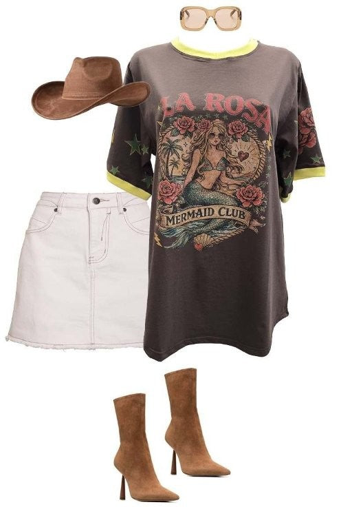 Refuge Tee - La Rosa Mermaid Club