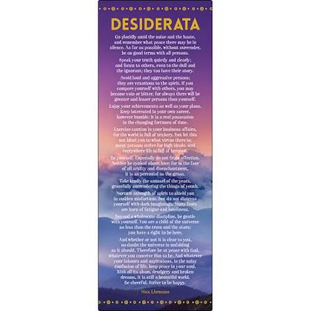 AFFIRMATION BOOKMARK DESIDERATA