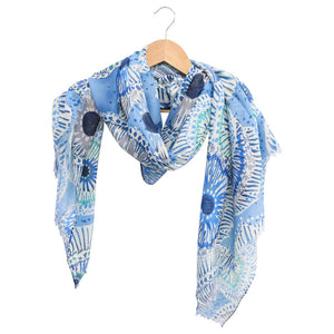 Sea Scarf / Sarong 90cm x 180cm