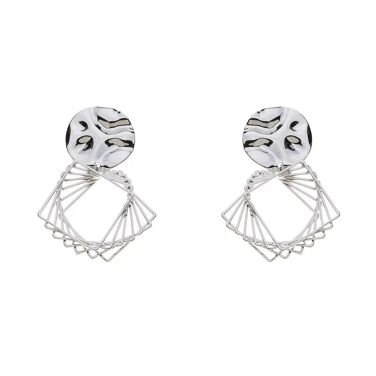 Abstract Rectangle Earrings
