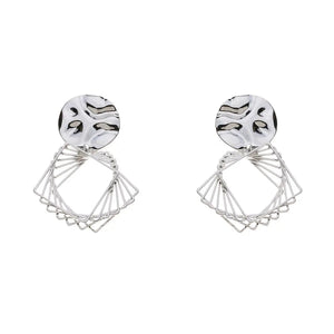 Abstract Rectangle Earrings