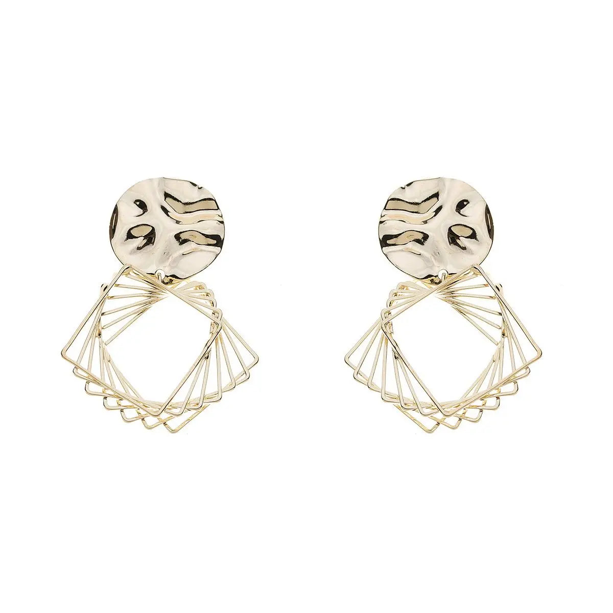 Abstract Rectangle Earrings