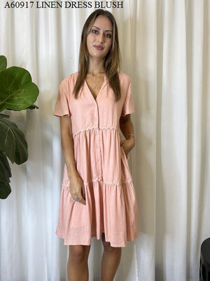 🌟SALE - Ebony Button Down Mini Dress