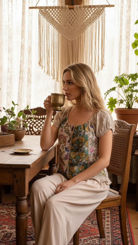 #Floral Romance Top