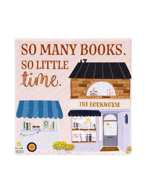 Forever Booked Ceramic Coaster