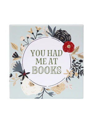 Forever Booked Ceramic Coaster