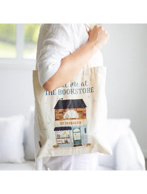 Forever Booked Canvas Tote