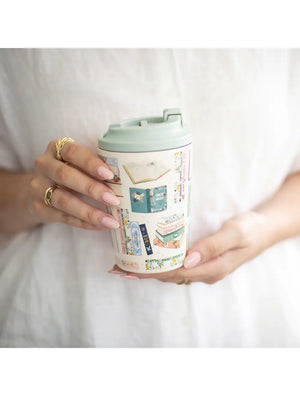Forever Booked Insulated Coffee Cup