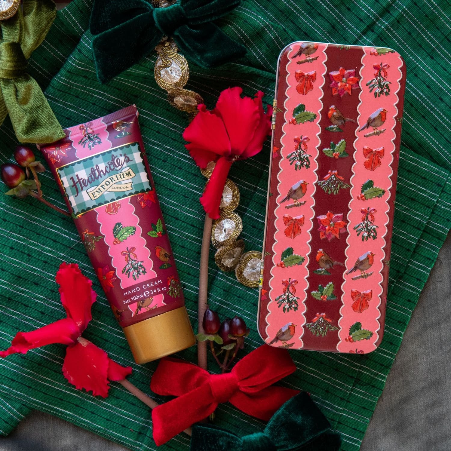 Heathcote's Festive Handcream in Tin