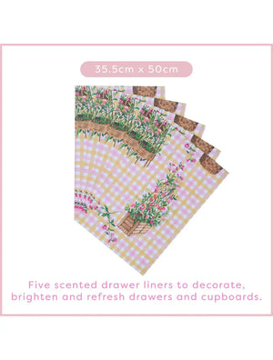 Heathcote & Ivory Sweet Pea Scented Drawer Liners