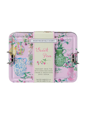 Heathcote & Ivory Sweet Pea Radiant Skin Essentials Tin