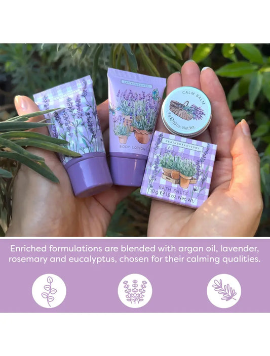 Heathcote & Ivory English Lavender Mini Sleep Set