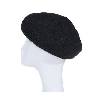 #Knitted Beret With Elastic