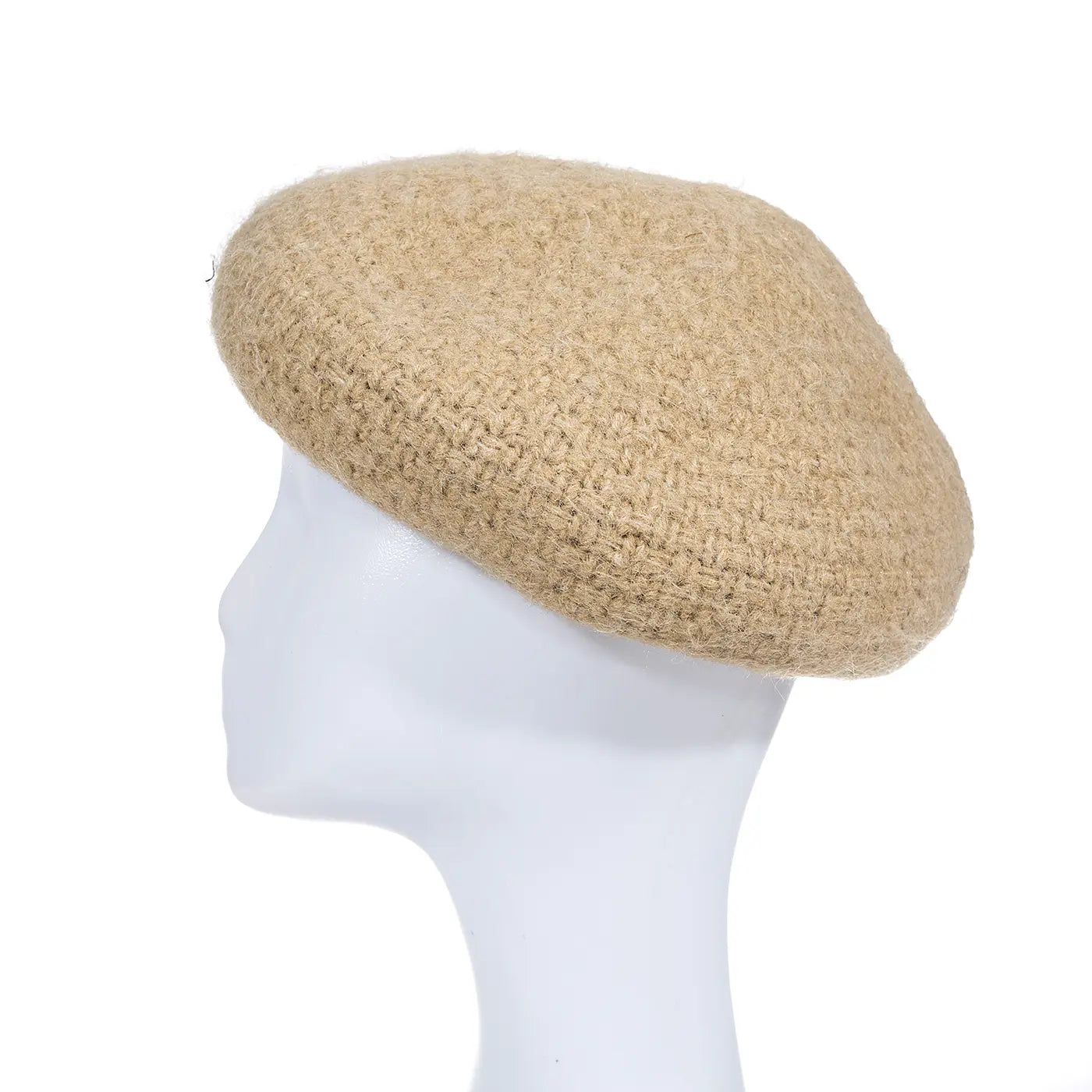 #Knitted Beret With Elastic