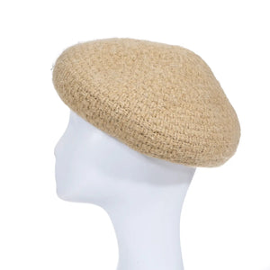 #Knitted Beret With Elastic
