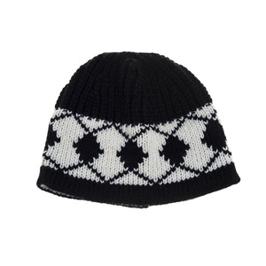 #Knitted Argyle Bucket Hat