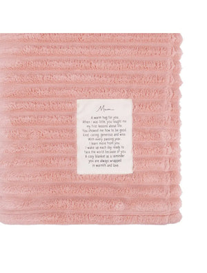 Heartfelt Textured Velour Blanket