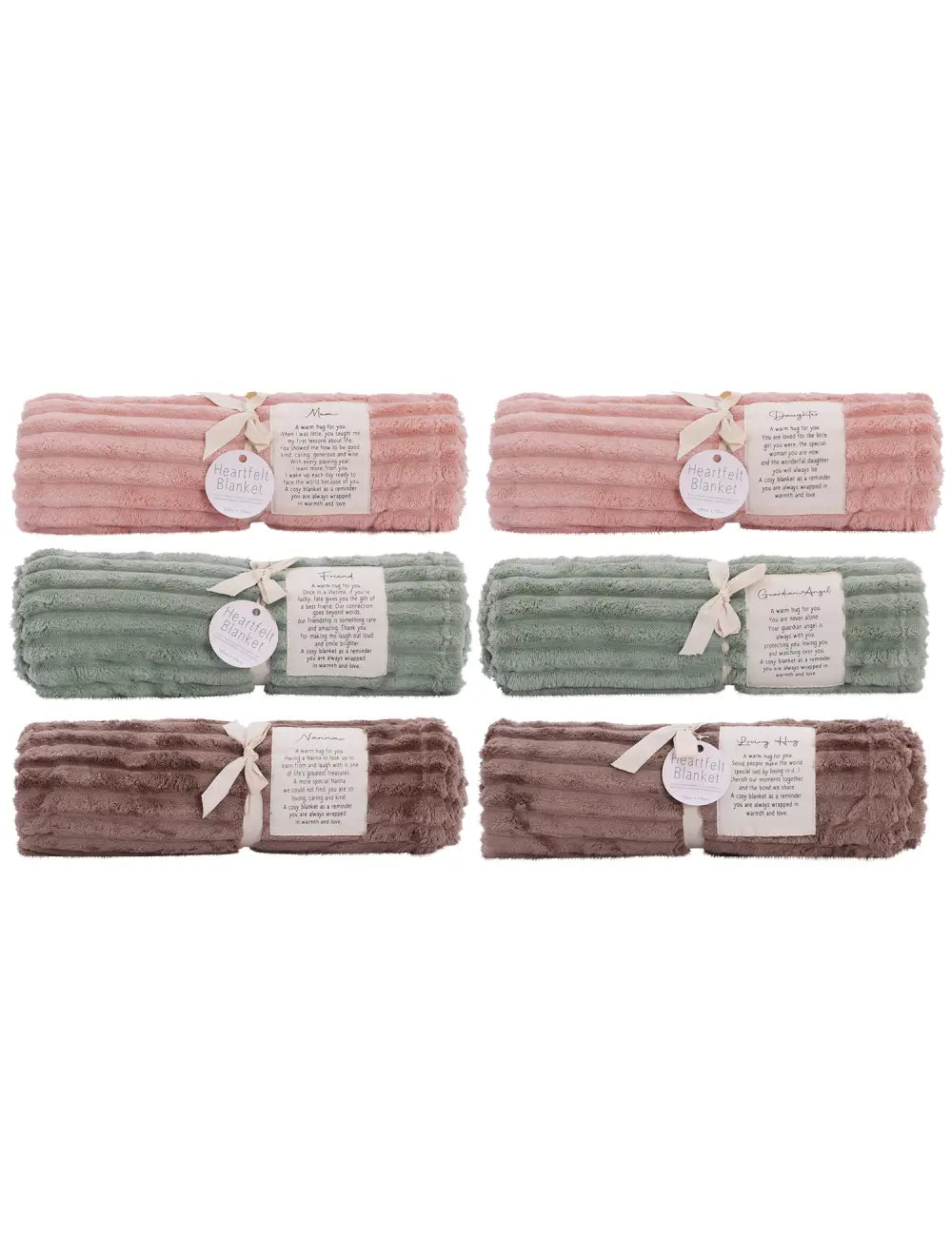 Heartfelt Textured Velour Blanket