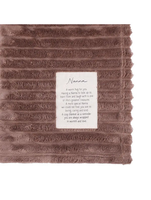 Heartfelt Textured Velour Blanket