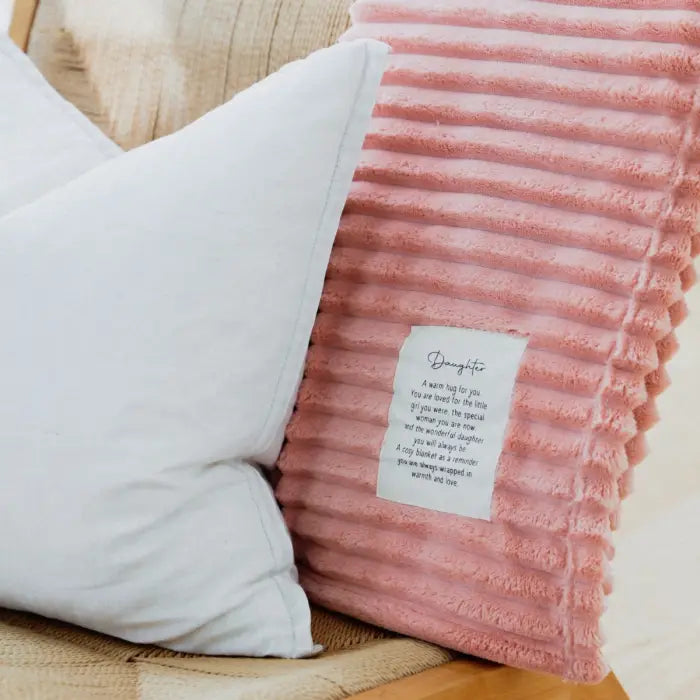 Heartfelt Textured Velour Blanket