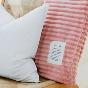 Heartfelt Textured Velour Blanket